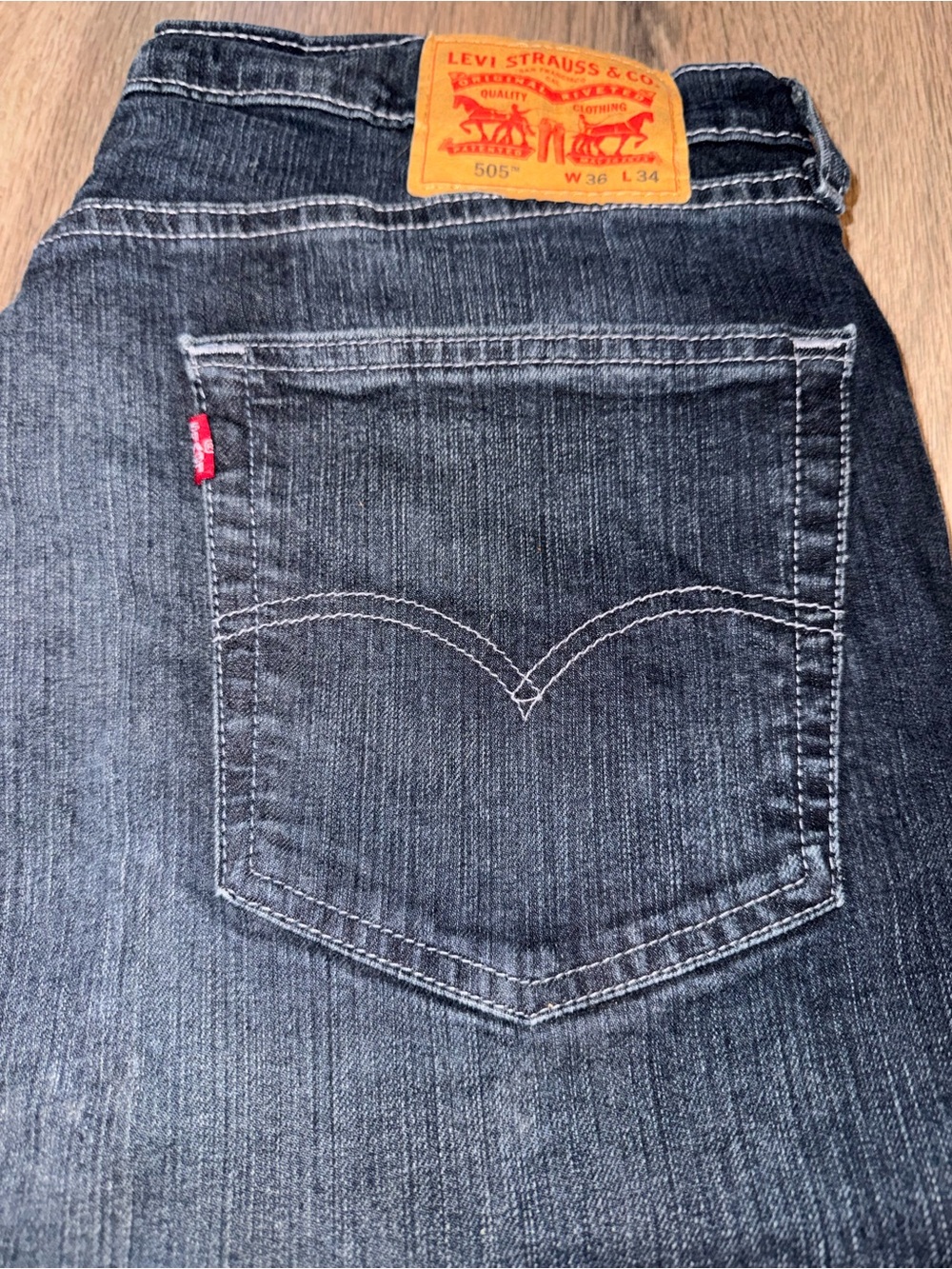 Levi's Men's Straight Jeans - 505 Back Pocket
